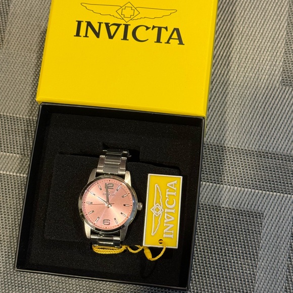 Invicta Silver Watch with Pink Dial main image 4